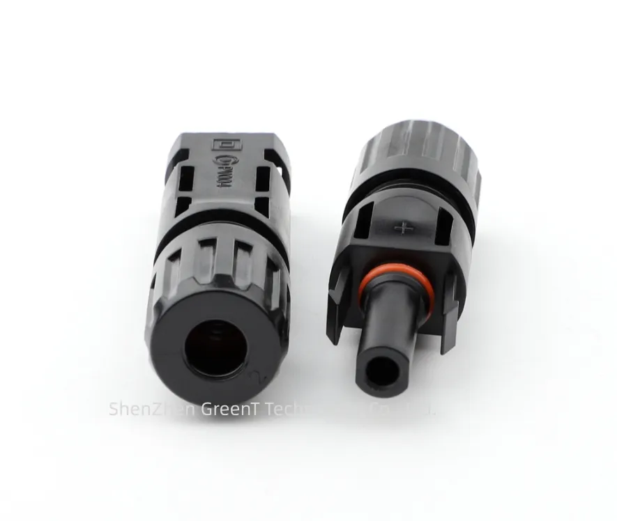 Konektor kabel daya Ac magnetik kualitas Superior 2 Pin untuk sistem pemasangan Panel surya