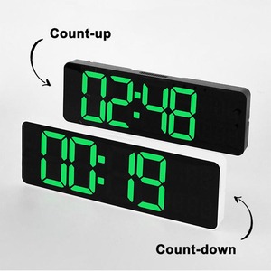 Orologio da parete digitale ampio Display con telecomando data settimanale Display della temperatura sveglie a Led e Timer orologio digitale DST - Product Image 5
