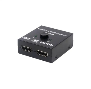 <strong>Hdmi</strong> 2x1 or 1x2 Aluminum Shell Splitter <strong>Switch</strong> <strong>HDMI</strong> <strong>2</strong>.0 Bi-Direction <strong>HDMI</strong> Switcher Customized Logo OEM - Product Image 1