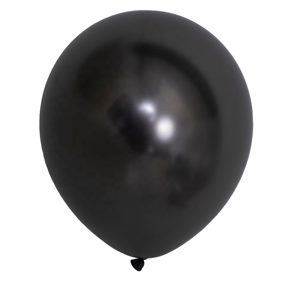 globo negro cromado