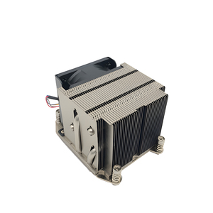 LGA2011 2U CPUヒートシンクアルミベースフィン4パイプ付き130W TDP 12V 4ピンPWM 104*80*64 PCサーバーCPUクーラーラジエーター - Product Image 3
