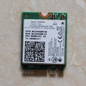 Thẻ không dây băng tần kép không dây-ac 7265 NGW 802.11ac PCI-Express M.2 NGFF <span class=keywords><strong>Wifi</strong></span> Adapter BT 4.2 - Product Image 4