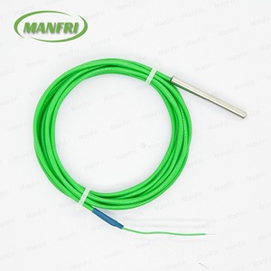 Sensore di temperatura a termocoppia tipo K personalizzato con-270C ~ + 1300C 6x50mm SS304 sonda 1m 2m 10m PFA PTFE cavo per uso industriale - Product Image 1