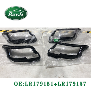 RuvJs araç aydınlatma sistemi, araba şeffaf siyah yan LED far camı yeni RANGE ROVER 2022 için kapak LR179151 LR179157 - Product Image 4