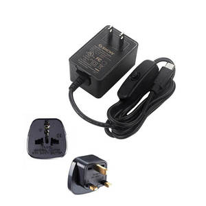 Fornitura di fabbrica originale Raspberry PI 5V 3A tipo C adattatore di alimentazione - Product Image 1