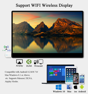 SIBOLAN 15.6 Inch 1080P 5G Wifi <strong>Built</strong> <strong>in</strong> Battery Pc Portable Gaming <strong>Computer</strong> <strong>Monitor</strong> <strong>with</strong> Type C and Mini HD Port - Product Image 5
