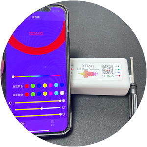SP107E Music <strong>Controller</strong> Remote Control With <strong>Function</strong> Dimmer Switch for Led Lighting 5v 12v 18v 24v for Magic Led Strip - Product Image 1