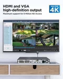 4COVR 16通道4K H.265网络录像机5MP/6MP/8MP/12MP IP摄像机输入16CH 4K POE NVR 2 SATA端口20tb录制 - Product Image 4