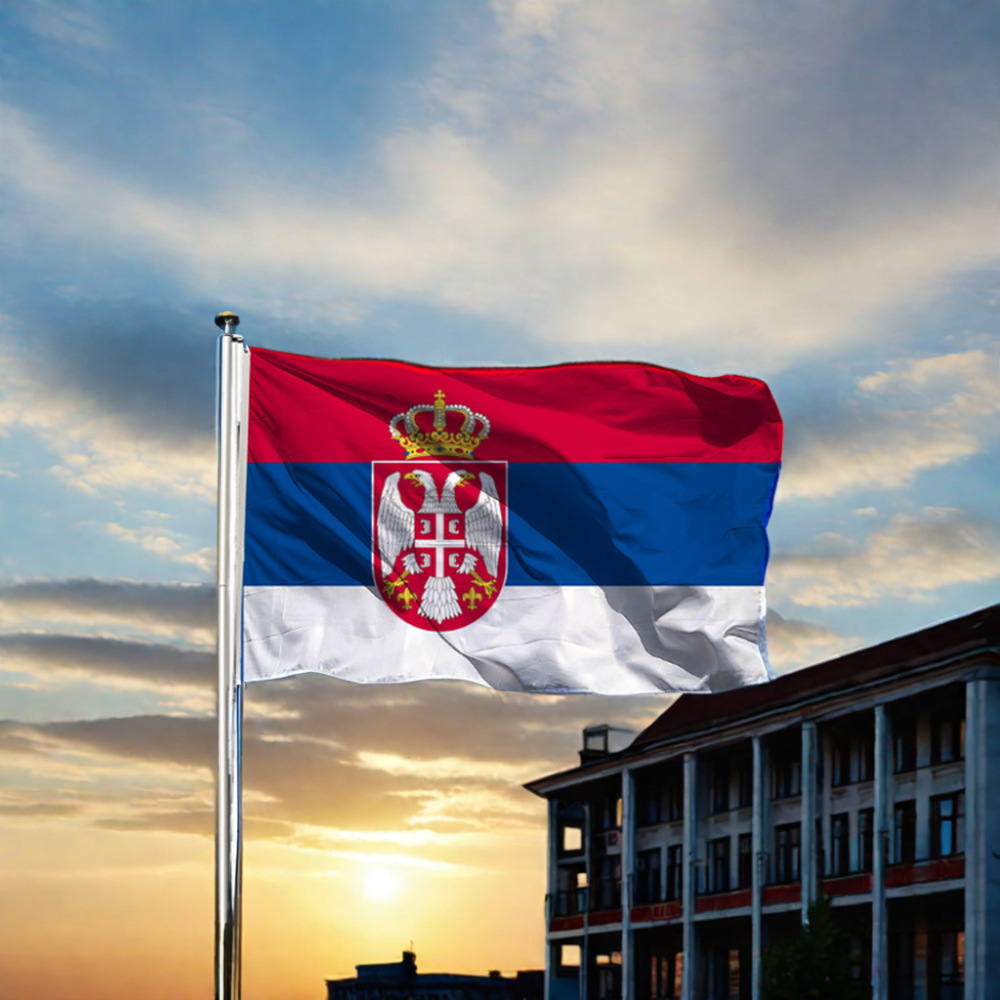 Drapeau Serbie
