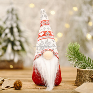 Làm bằng tay Thụy Điển tomte Gnome hat sang trọng Scandinavian Santa ELF râu trang trí gnomes đồ trang trí Giáng sinh - Product Image 3