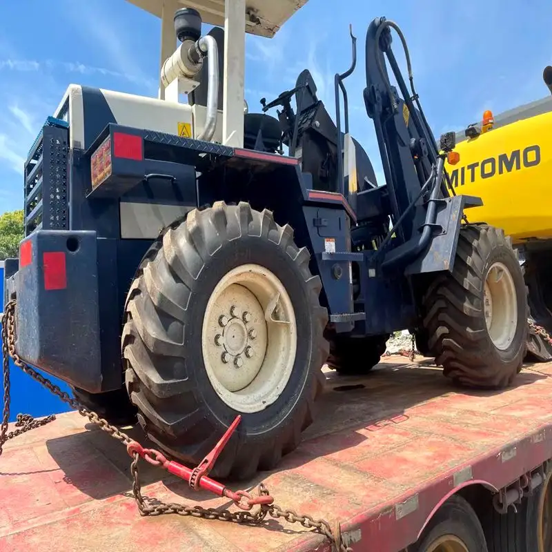 Kleiner Traktor mit Frontlader japanischer Mini Komatsu Wr8 Payloader Gebraucht lader