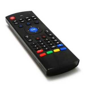 Android TVボックスおよびスマートTV用のIR学習機能を備えたバックライト付きキーボードを備えた交換用バックライト付きMX3エアマウスリモコン - Product Image 3