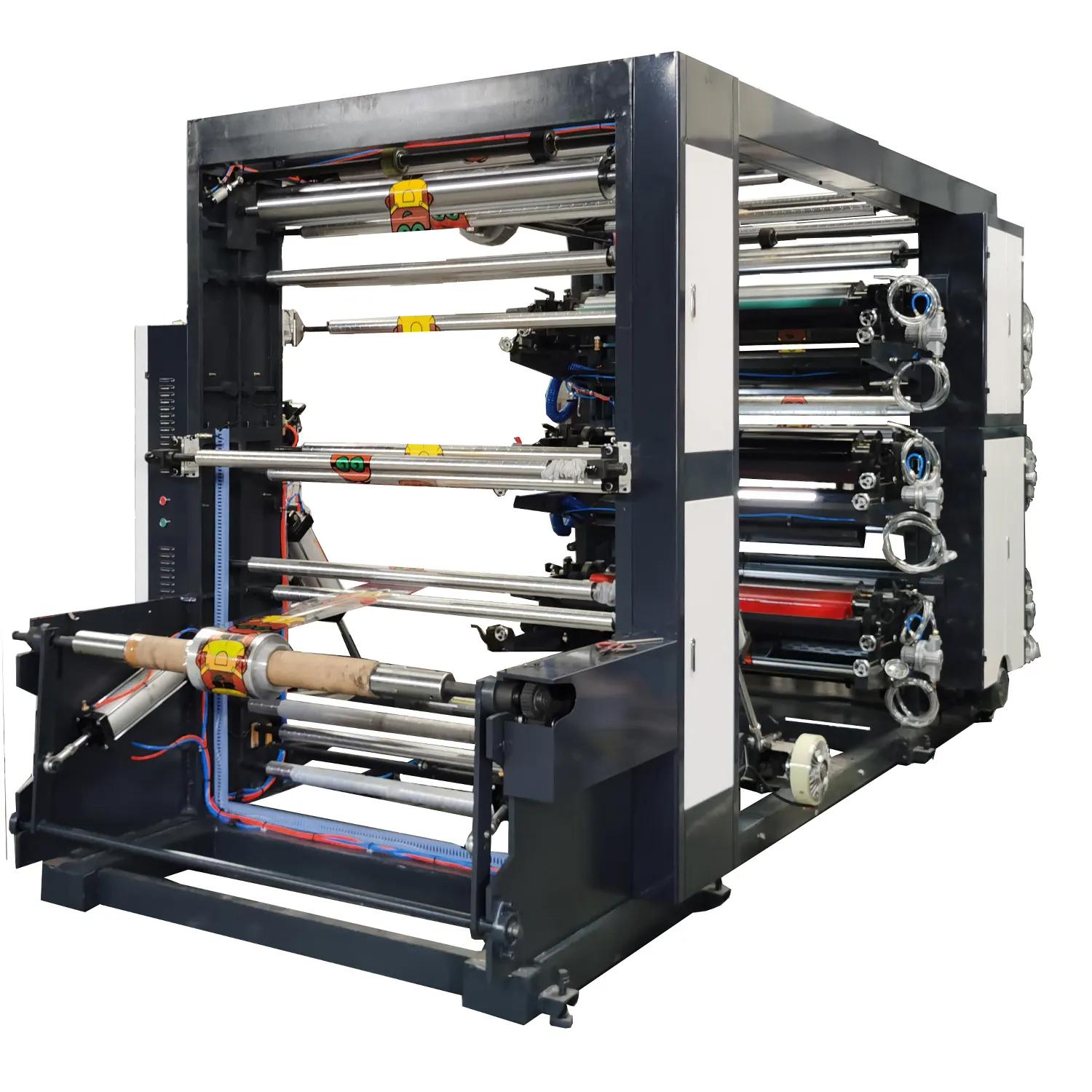 YT-41000 modelo 2 4 6 cores impressoras flexograficas, saco de plástico, impressoras flexíveis, maquinaria de impressão
