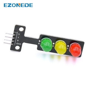 Mini 5 V การจราจร LED Display สำหรับหุ่นยนต์อัจฉริยะสีแดงสีเหลืองสีเขียว 5 มม. LED RGB การจราจรสำหรับการจราจรระบบ - Product Image 4