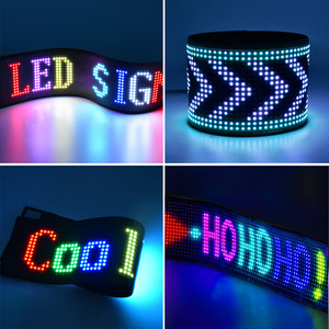 Ultra-sottile Full-Color RGB LED schermo pubblicitario moduli Display morbido flessibile con per il controllo di APP Bluetooth IP65 classificato 10W - Product Image 1