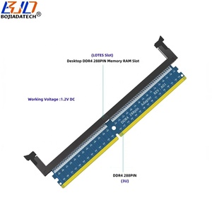 DDR4 288Pin 1,2 V DC Speicher RAM Adapter Tests chutz karte Desktop (Shorter Tabs)