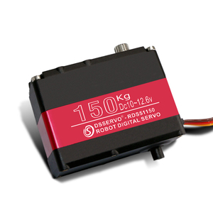 150 ק "ג דיגיטלי סרוו רובוטי 12v Rc ציוד מתכת 180/270 תואר ip66 כפול גל הרכבה Rds51150 פלסטיק