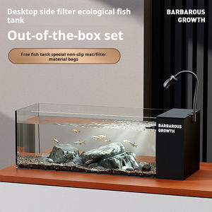 Moderne Stijl Ultra Wit Transparant Glas Rechthoekige Desktop <span class=keywords><strong>Aquarium</strong></span> Hoge Kwaliteit 220V Eco-Vriendelijke <span class=keywords><strong>Aquarium</strong></span> Accessoires - Product Image 3