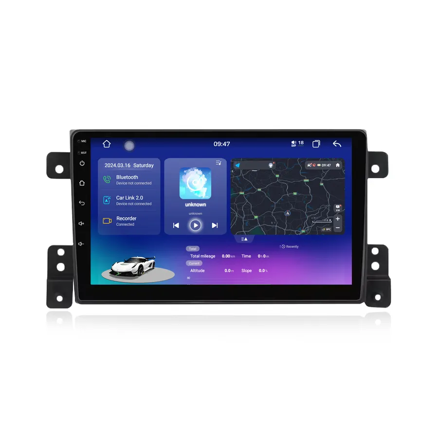 Android 8core 8 + 256GB 4g Lte автомобильный аудио Радио стерео ВИДЕО Dvd плеер для Suzuki Grand Vitara 05-15 Wifi Gps Carplay