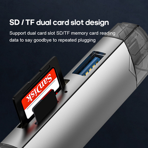 工厂私有型号USB3.0读卡器Type-c安卓移动电脑多功能OTG相机标清/TF/u盘 - Product Image 3