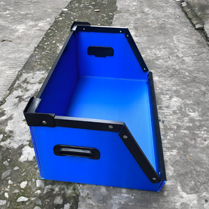 Chất lượng tốt nhất giá tái sử dụng Poly coroplast Stackable nhựa kho chọn Thùng với khung sóng PP hộp lưu trữ - Product Image 5