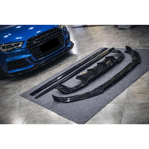 Kualitas tinggi aksesoris eksterior serat karbon kering bumper belakang pelembap bibir untuk <span class=keywords><strong>audi</strong></span> a3 s3 2017-2019 - Product Image 3