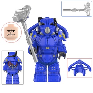 ตัวต่อพลาสติกหุ่นยนต์ตัวละครในภาพยนตร์ Mecha Minifigs พร้อมอาวุธไซเบอร์ออกแบบได้ตามต้องการ - Product Image 2