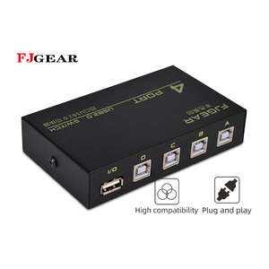 FJGEAR 4 port USB anahtarı 4x1 USB payı switcher USB yazıcı paylaşımı anahtarı - Product Image 1