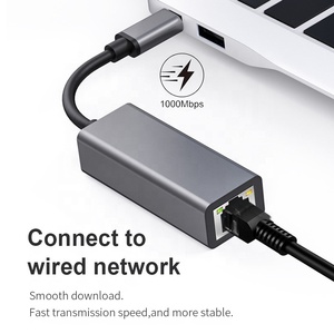 Tip-c RJ45 Gigabit Ethernet tip-c için Ethernet adaptörü USB tip-c LAN ağ adaptörü USB ağ kartı PC dizüstü Tablet için - Product Image 2