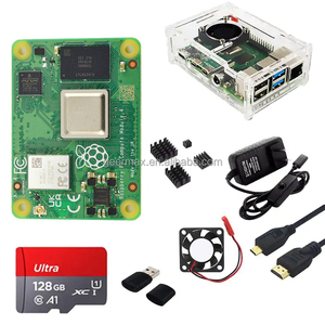 Raspberry Pi Compute modulo 4 CM4101000 Single Board Computer ventola di alimentazione adattatore Touch Screen custodia dissipatore di calore scheda SD CM4 - Product Image 1