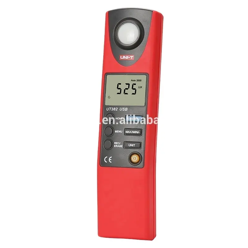 UNI-T UT382 Illuminometers Misura FC e LUX Auto Gamma Livello di Interfaccia USB di Registrazione Dei Dati di Misura Strumenti