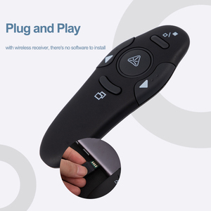 Presentazione Powerpoint USB Wireless da 2.4GHz PPT Flip Pen Pointer Clicker Presenter con telecomando a luce rossa per insegnante hot - Product Image 3
