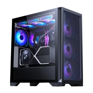 SAMA40シリーズGPUケース<span class=keywords><strong>PC</strong></span>ゲームスライドハードドライブブラケットコンピューターケースデスクトップUSB3.1ゲーム<span class=keywords><strong>PC</strong></span>ケースフルタワー - Product Image 1