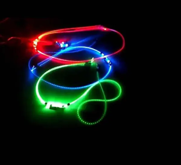 Auriculares LED de 3,5mm para teléfonos móviles, cascos de música