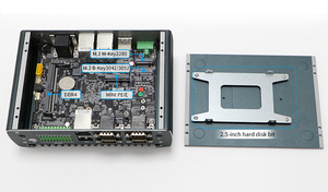 High-quality Onboard <strong>Intel</strong> Celeron J6412 Industrial Pc Fanless Box <strong>Embedded</strong> <strong>System</strong> 1 DDR4 Support 32GB Support Win10/11 Linux - Product Image 6