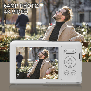 Digital kamera mit 12X optischem Zoom 4K/64MP Ultra HD-Video foto Eingebaute LED-Licht-Gesichtserkennungs-CCD-Klein kamera - Product Image 3