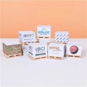 Bloc de notas adhesivas promocionales personalizadas, bloques de papel, Bloc de notas personalizado, cubos cuadrados con palé - Product Image 1