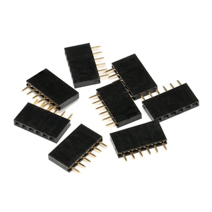 2 ~ 40P 2.54mm passo singola fila femmina presa PCB scheda Pin Header connettore striscia Pinheader 2/3/4/6/10/12/16/20/40Pin per Arduino - Product Image 3