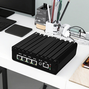 12th Gen N150 N100 Mini PC 4 LAN N6000 N5105 J4125 NVMe Fanless Mini Computer Proxmox PfSense Box 2,5G Firewall Router - Product Image 1
