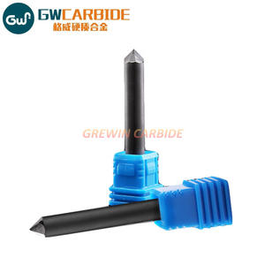 Gw Diamond <strong>PCD</strong> Tool Router Bit CNC End Mill Sets Diamond CNC End Mill Bits <strong>Cutter</strong> for Granite Stone - Product Image 2