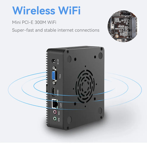Minipc ordenador Intel Celeron Core I3 I5 Linux brazo sin ventilador Mini placa base escritorio Barebone PC portátil Personal - Product Image 4