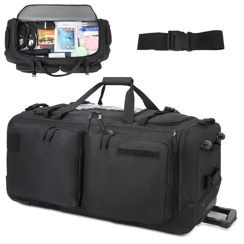 Rollende Reisetasche mit Zugstange und Rädern Praktisches Gepäck für Reisende