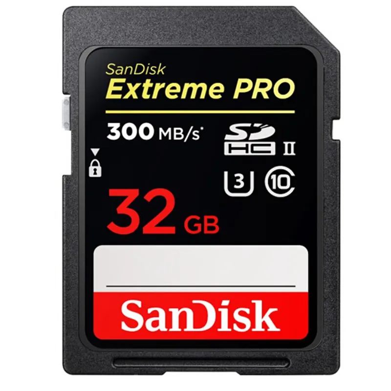 उच्च गति memoria sandisk चरम प्रो 64 gb कार्ड कक्षा 10 के लिए 300MB/एस SDSDXDK डिजिटल कैमरा DVR