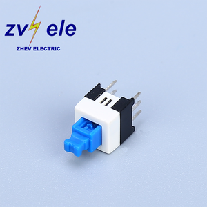 Mavi kafa ile 8x8MM Normal açık basmalı düğme anahtarı dokunsal yok - Product Image 3