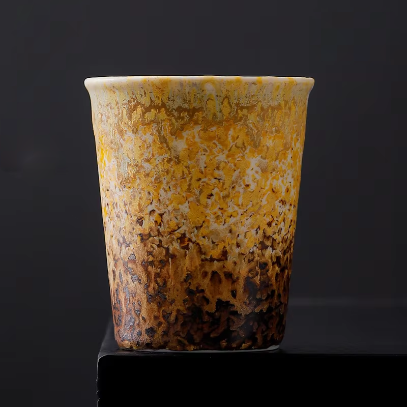 Cola Cup - Ink Splashing - Autumn Fragrance Yellow