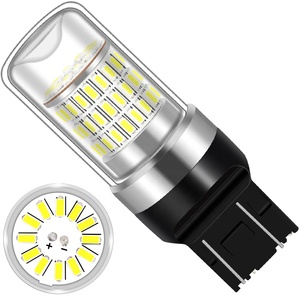 Canbus ไฟสัญญาณเลี้ยวสำหรับรถยนต์,SX243 7440 T20 7440 7443หลอดไฟ Led W21w ไฟสีเหลืองอำพัน7443 - Product Image 4