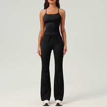Black Bell bottoms + Tank