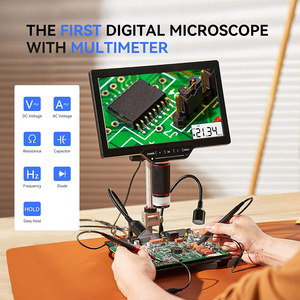 13MP 1300X 7.0英寸液晶焊接显微镜，带万用表功能，用于电子维修VMS700M - Product Image 2