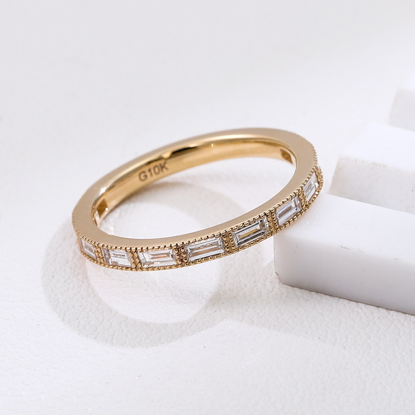 แหวนเพชรแล็บโกลด์ 14K