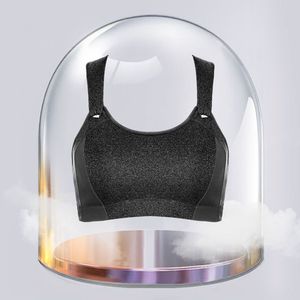 Toptan özel Logo kadın spor sıkı ayarlanabilir Racerback sutyen yüksek darbe Yoga spor sütyen